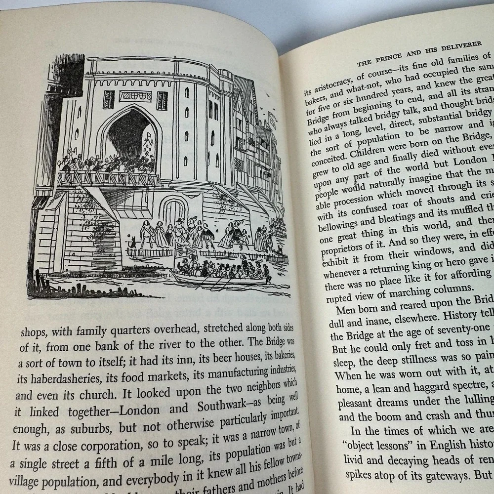 The Prince and‎ the Pauper Mark Twain Junior Deluxe Editions Hardcover Book 1954